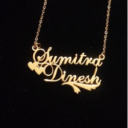 Double Name Pendent D174