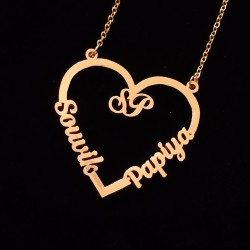 Double Name Pendent D058